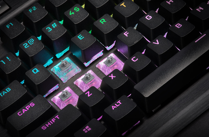 Corsair ra mắt bàn phím K70 RGB TKL phiên bản switch quang học siêu bền siêu nhanh, phản hồi 8kHz